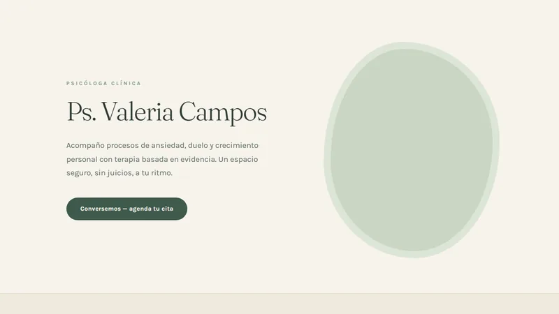 Ejemplo de web profesional creada con psipx.com